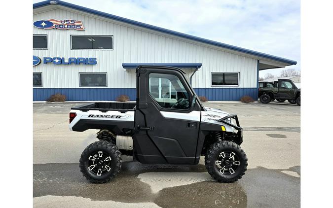 2022 Polaris RANGER XP 1000 Premium Ghost White Metallic+Full Cab+Heat!!
