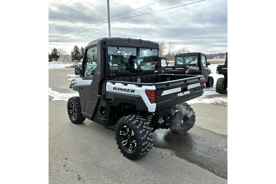 2022 Polaris RANGER XP 1000 Premium Ghost White Metallic+Full Cab+Heat!!