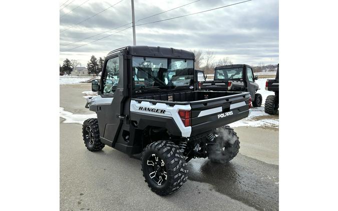 2022 Polaris RANGER XP 1000 Premium Ghost White Metallic+Full Cab+Heat!!
