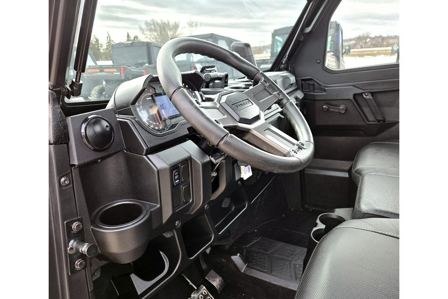 2022 Polaris RANGER XP 1000 Premium Ghost White Metallic+Full Cab+Heat!!