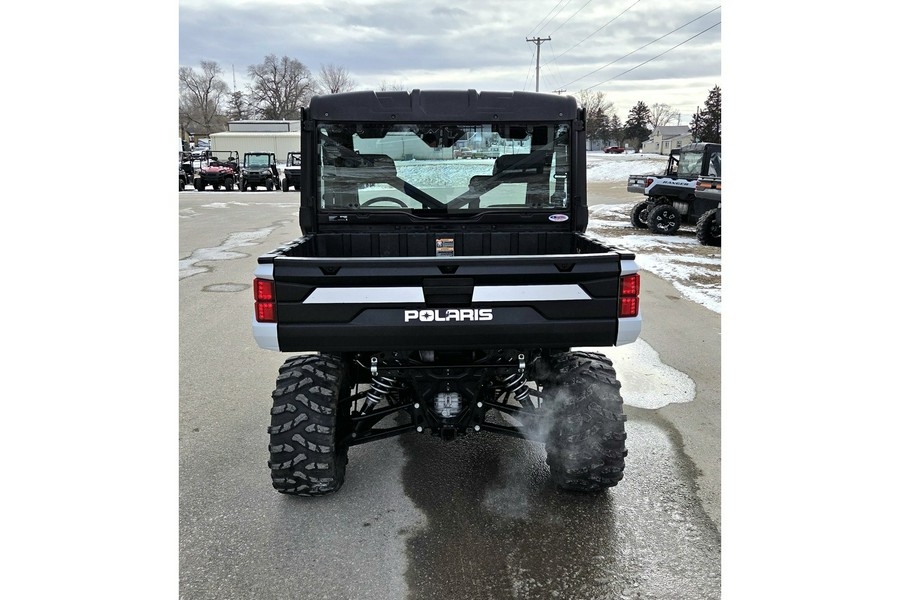 2022 Polaris RANGER XP 1000 Premium Ghost White Metallic+Full Cab+Heat!!