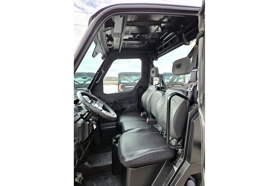 2022 Polaris RANGER XP 1000 Premium Ghost White Metallic+Full Cab+Heat!!