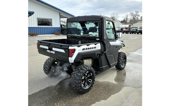 2022 Polaris RANGER XP 1000 Premium Ghost White Metallic+Full Cab+Heat!!