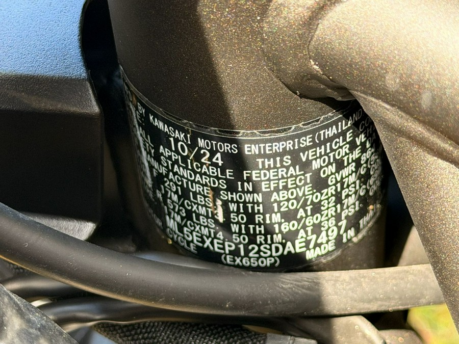 2025 Kawasaki Ninja 650 ABS