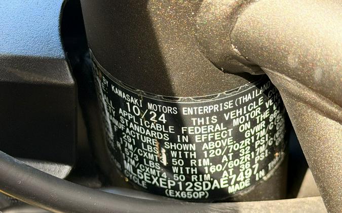 2025 Kawasaki Ninja 650 ABS