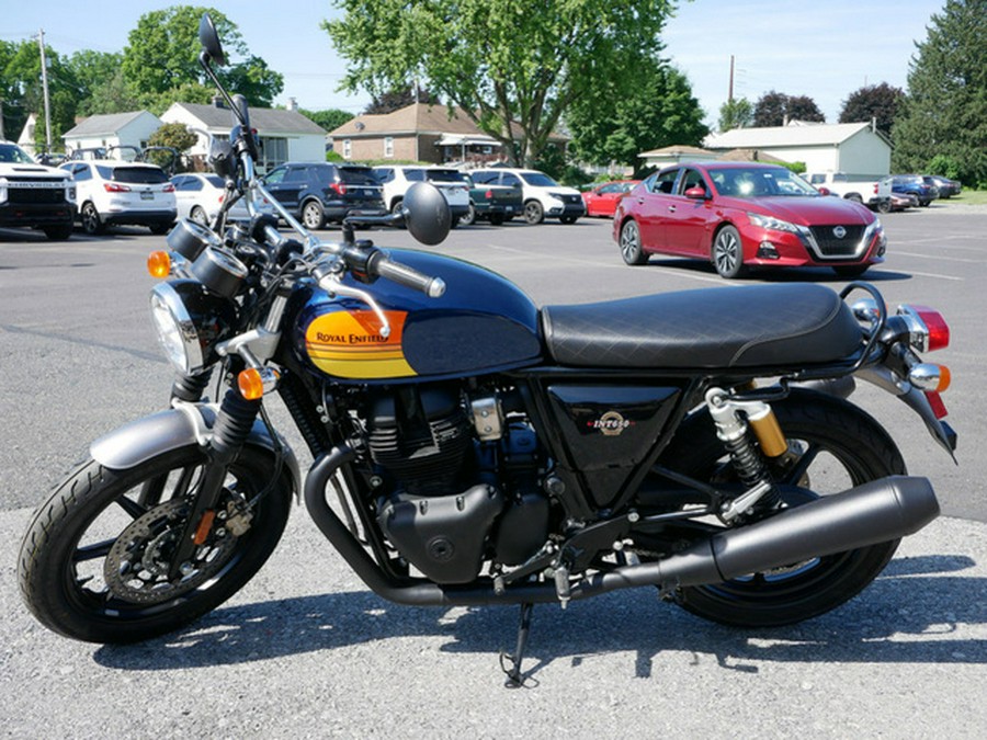 2024 Royal Enfield INT650 Barcelona Blue