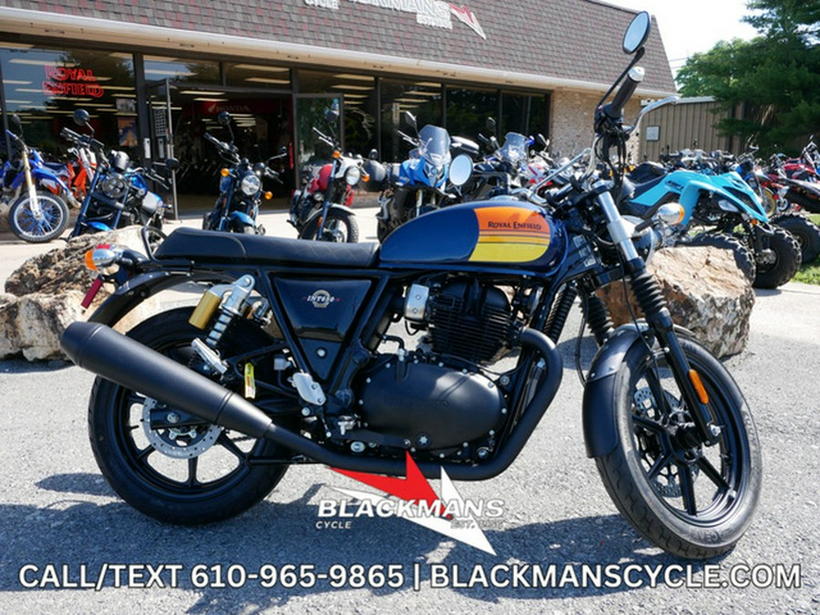 2024 Royal Enfield INT650 Barcelona Blue