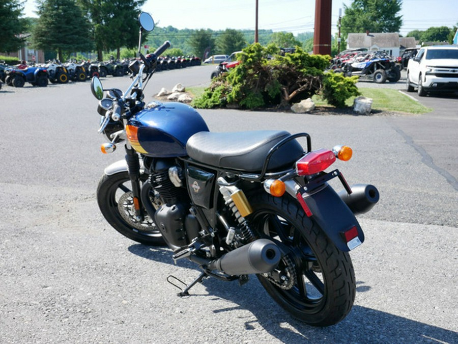 2024 Royal Enfield INT650 Barcelona Blue