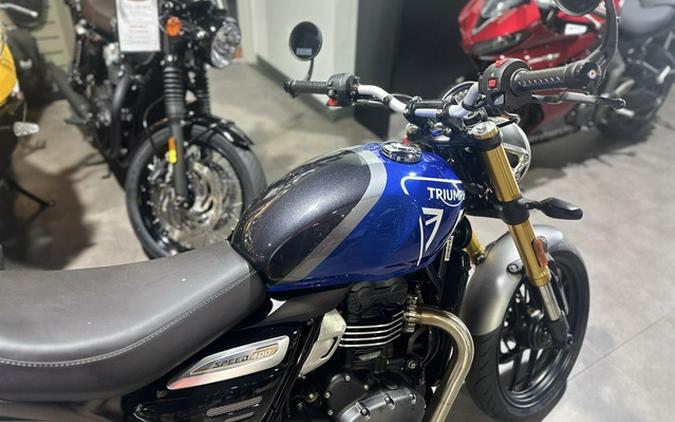 2025 Triumph Speed 400 Caspian Blue / Storm Grey