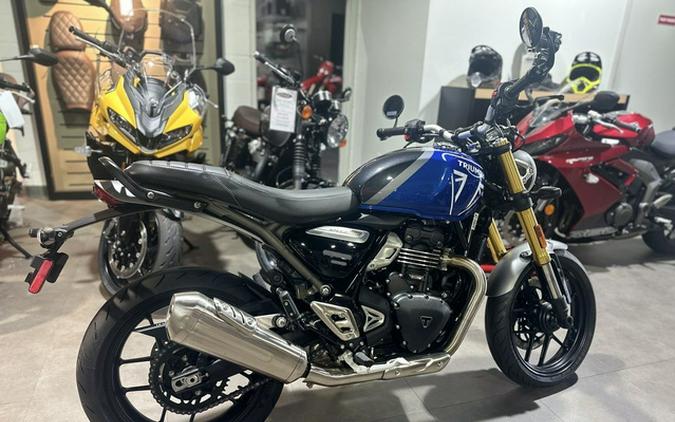 2025 Triumph Speed 400 Caspian Blue / Storm Grey