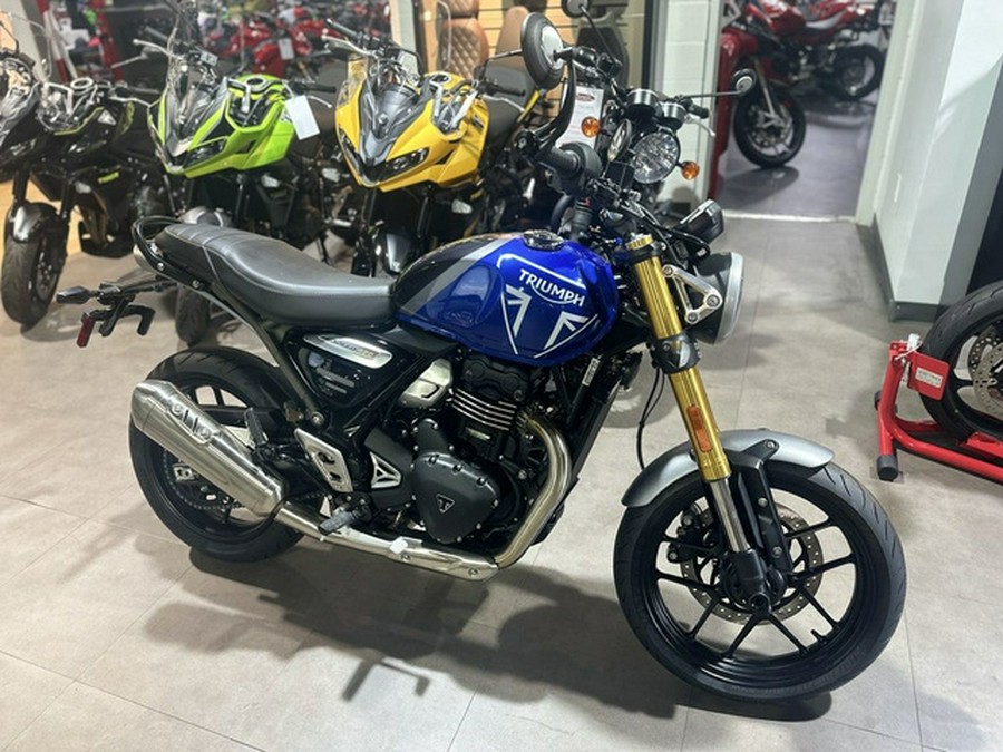 2025 Triumph Speed 400 Caspian Blue / Storm Grey