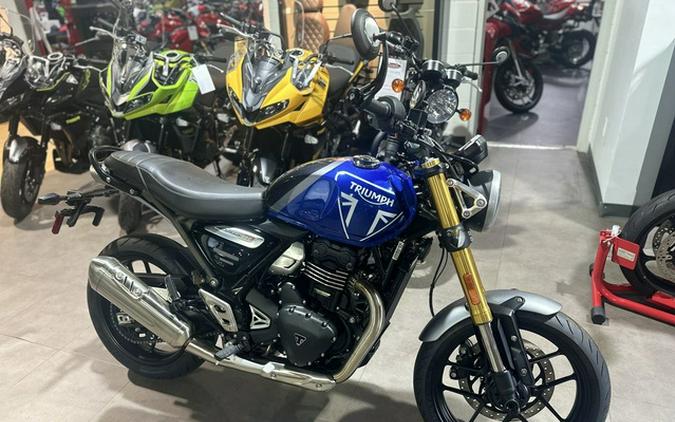 2025 Triumph Speed 400 Caspian Blue / Storm Grey