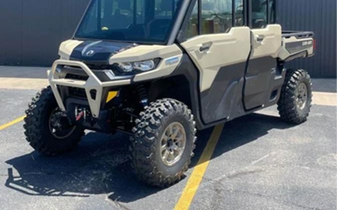 2024 Can-Am Defender MAX Limited HD10 Desert Tan & Timeless Bl