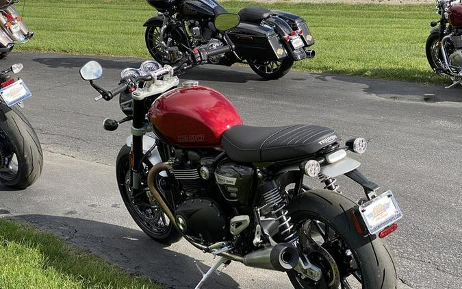 2023 Triumph Speed Twin 1200 Red Hopper