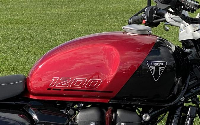 2023 Triumph Speed Twin 1200 Red Hopper