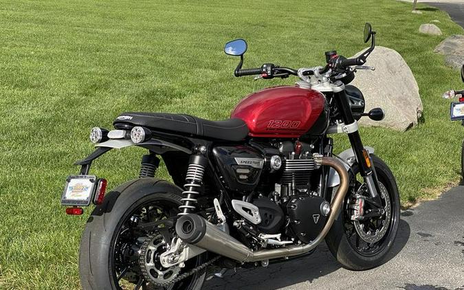 2023 Triumph Speed Twin 1200 Red Hopper