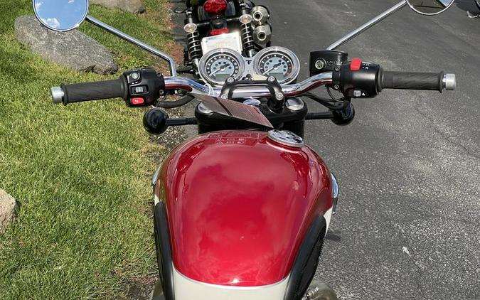 2024 Triumph Bonneville T100 Carnival Red/Fusion White