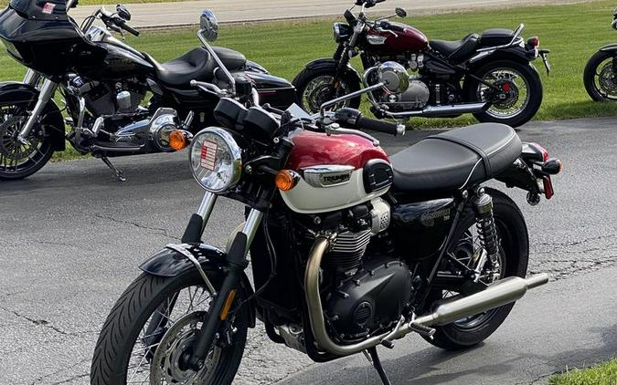 2024 Triumph Bonneville T100 Carnival Red/Fusion White