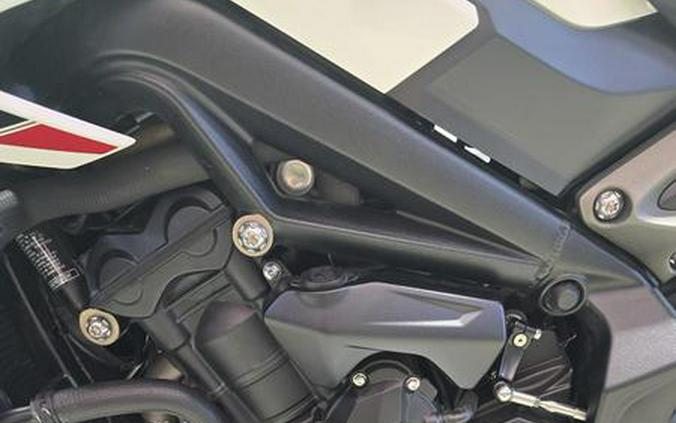 2024 Triumph Street Triple 765 R Crystal White
