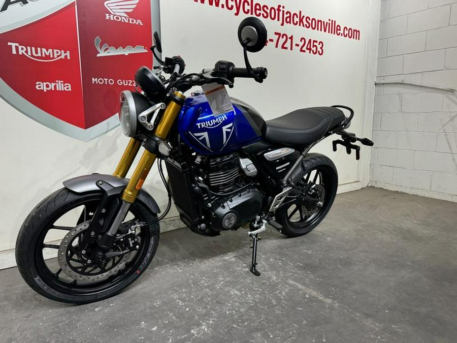 2024 Triumph Speed 400 Caspian Blue / Storm Grey