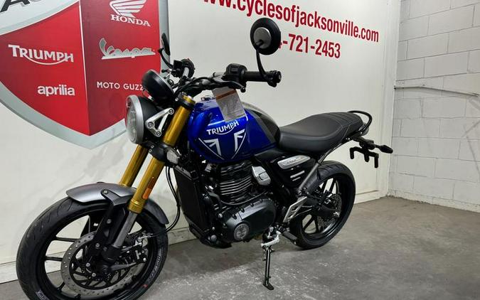 2024 Triumph Speed 400 Caspian Blue / Storm Grey