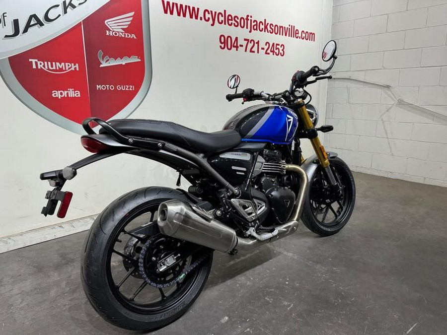 2024 Triumph Speed 400 Caspian Blue / Storm Grey