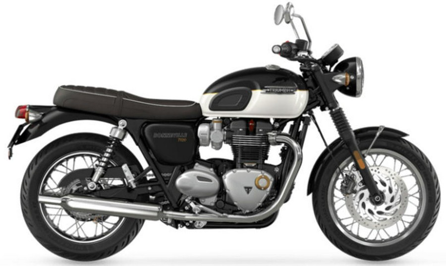 2024 Triumph Bonneville T120 Jet Black/Fusion White