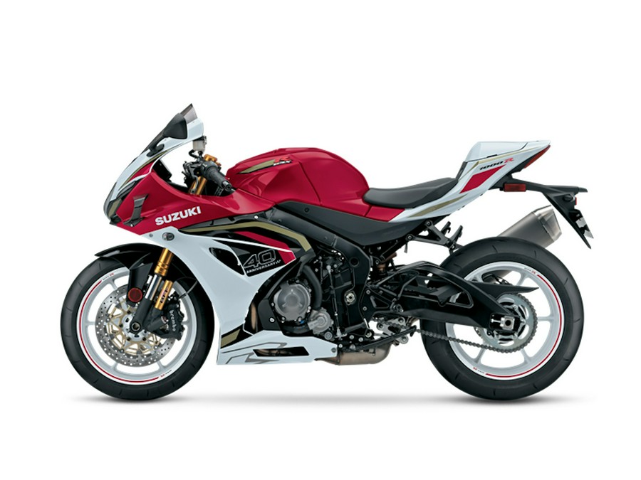 2027 Suzuki GSX-R1000RS 40th Anniversary Edition Candy Daring Red / Pearl Tech White