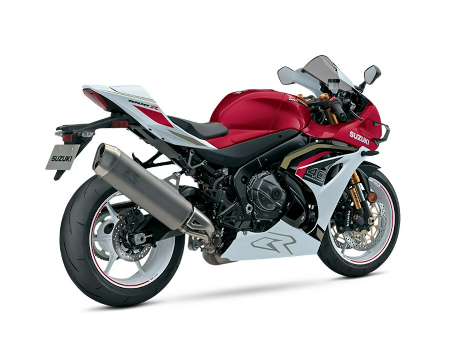 2027 Suzuki GSX-R1000RS 40th Anniversary Edition Candy Daring Red / Pearl Tech White