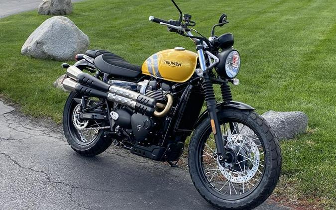 2024 Triumph Scrambler 900 Cosmic Yellow/Graphite