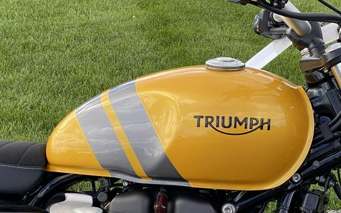 2024 Triumph Scrambler 900 Cosmic Yellow/Graphite