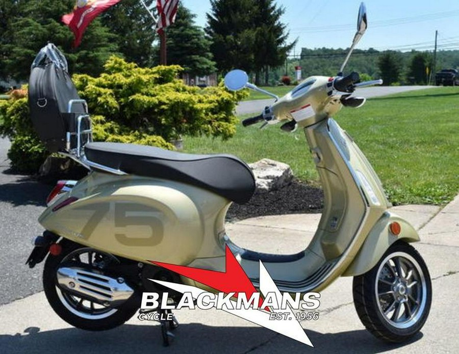 2021 Vespa Primavera 150 75TH