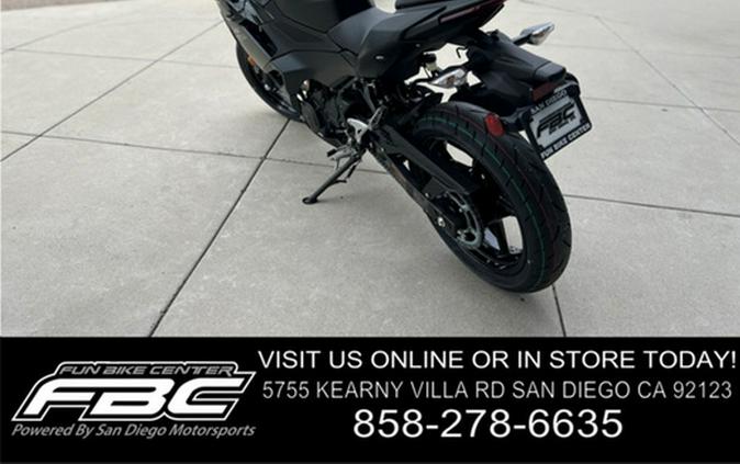 2026 Kawasaki Ninja 500 Metallic Flat Spark Black