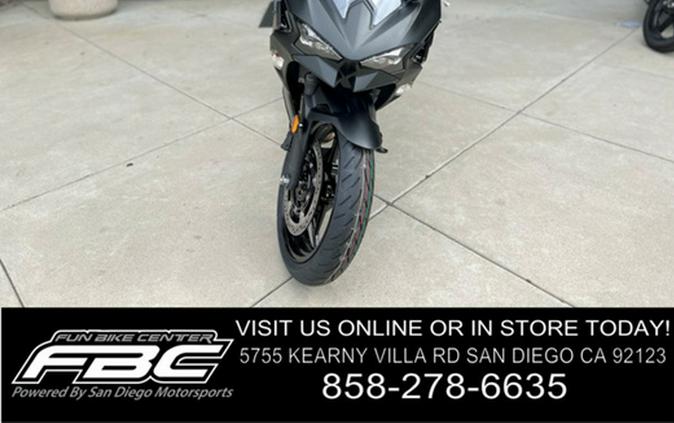 2026 Kawasaki Ninja 500 Metallic Flat Spark Black