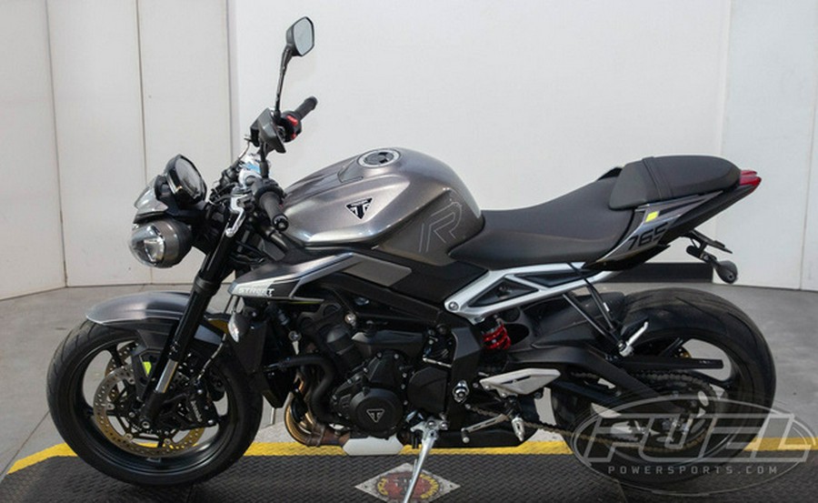 2024 Triumph Street Triple 765 R Silver Ice