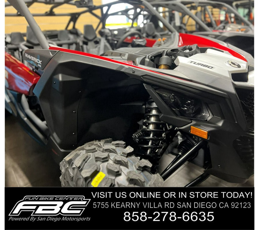 2024 Can-Am® Maverick X3 MAX DS Turbo Fiery Red & Hyper Silver