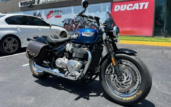 2020 Triumph Bonneville Speedmaster Cobalt BlueJet Black