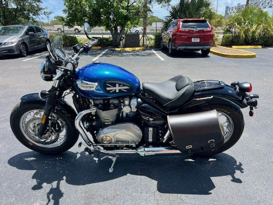 2020 Triumph Bonneville Speedmaster Cobalt BlueJet Black