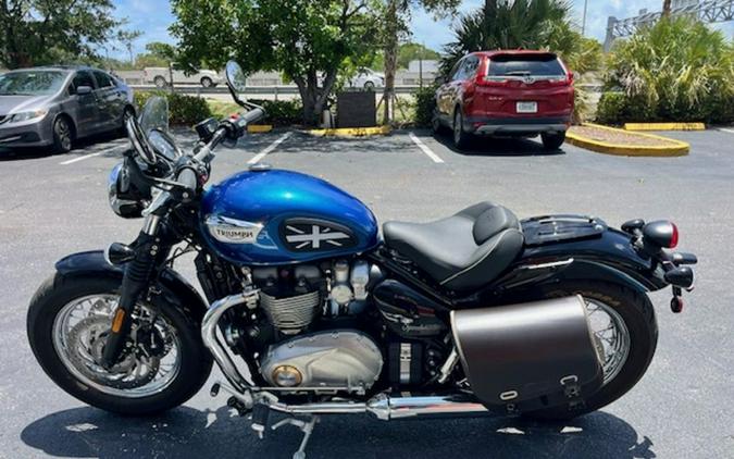 2020 Triumph Bonneville Speedmaster Cobalt BlueJet Black