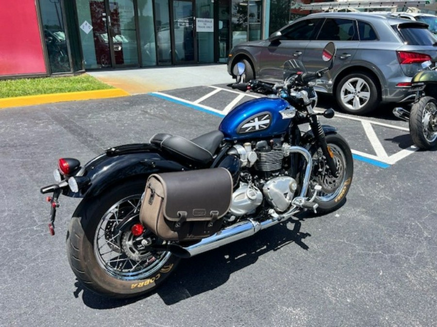 2020 Triumph Bonneville Speedmaster Cobalt BlueJet Black