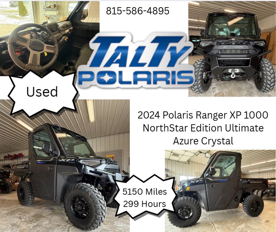 2024 Polaris Ranger XP® 1000 NorthStar Edition Ultimate-Azure Crystal