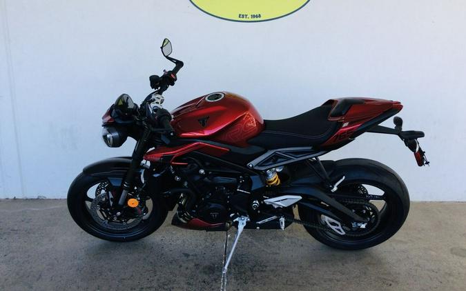 2024 Triumph Street Triple 765 RS Carnival Red