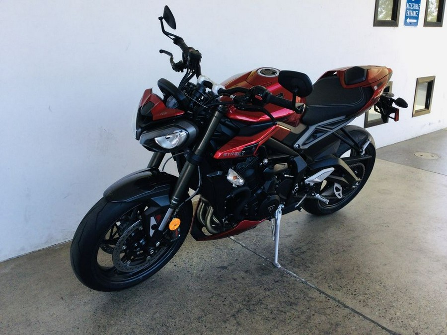 2024 Triumph Street Triple 765 RS Carnival Red