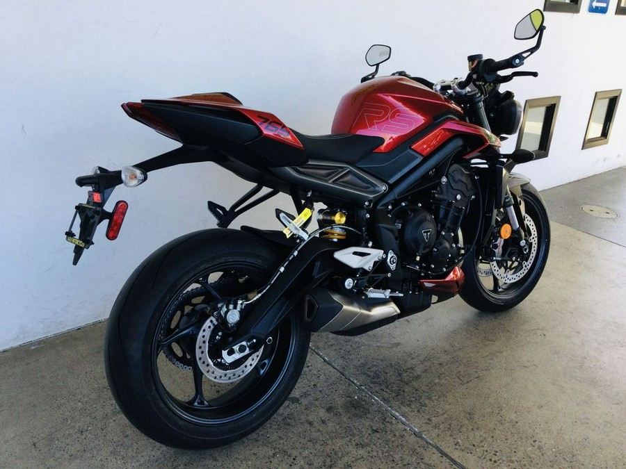 2024 Triumph Street Triple 765 RS Carnival Red