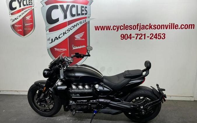 2025 Triumph Rocket 3 Storm GT Matte Sapphire Black and Satin Pacific Blue