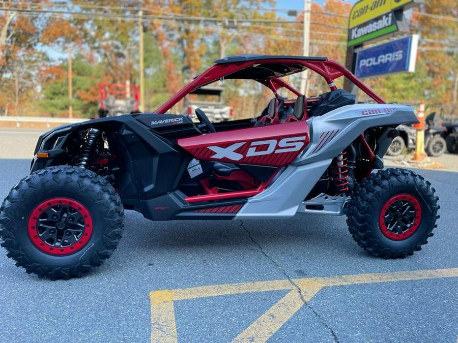 2025 Can-Am® Maverick X3 X DS Turbo RR With Smart-Shox Fiery Red & Hyper Silver