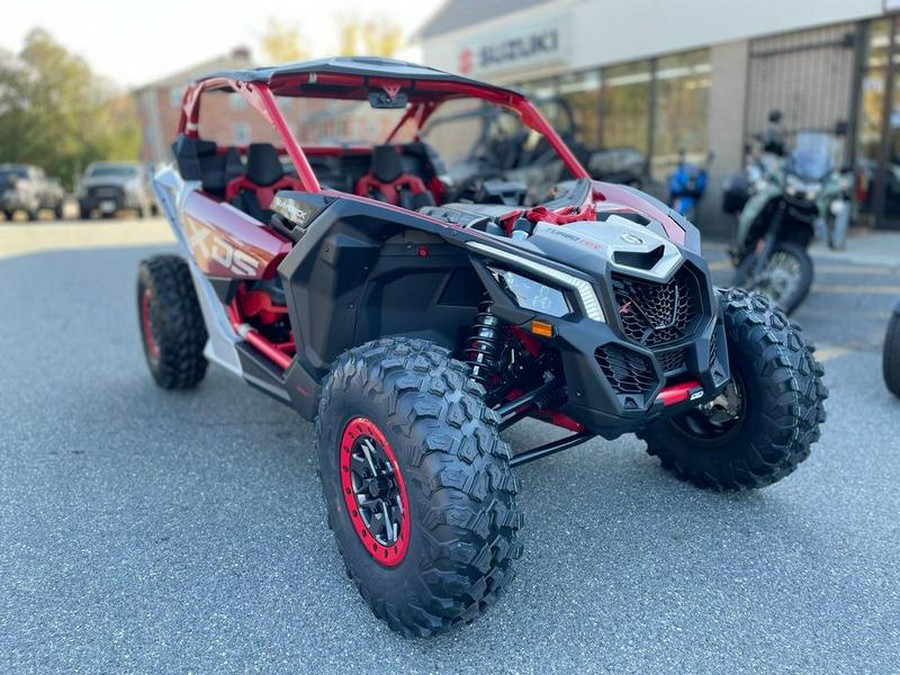 2025 Can-Am® Maverick X3 X DS Turbo RR With Smart-Shox Fiery Red & Hyper Silver