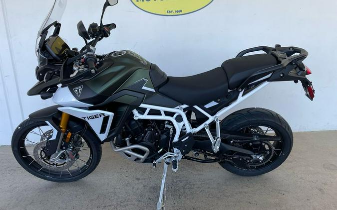 2024 Triumph Tiger 900 Rally Pro Matt Khaki Green / Matt Phantom Black