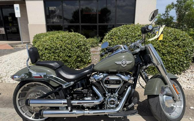 2021 Harley-Davidson Fat Boy 114 Deadwood Green