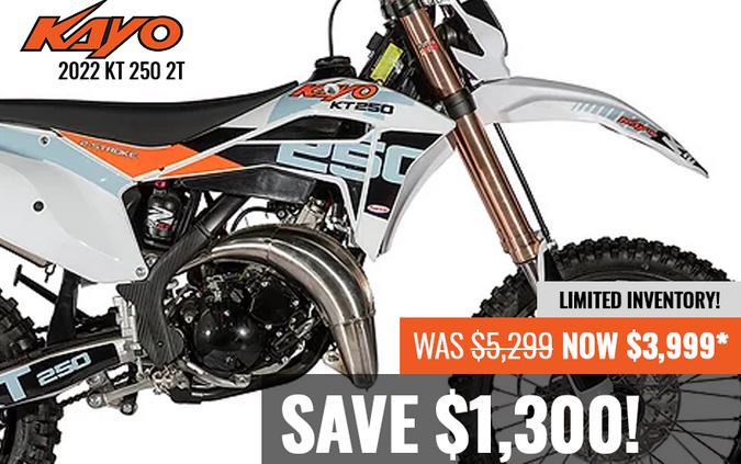 2022 Kayo KT 250 [2-Stroke] On Sale! $1,300 Savings!*